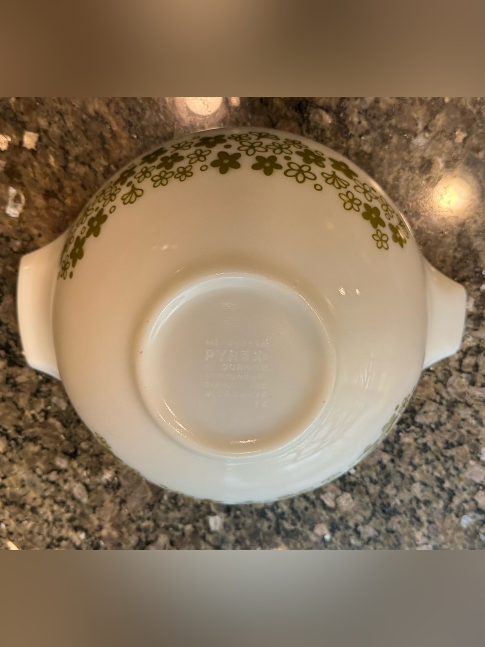 Pyrex Spring Blossom Cinderella Mixing Bowl Set 444 Crazy Daisy Pristine - Picture 3 of 8